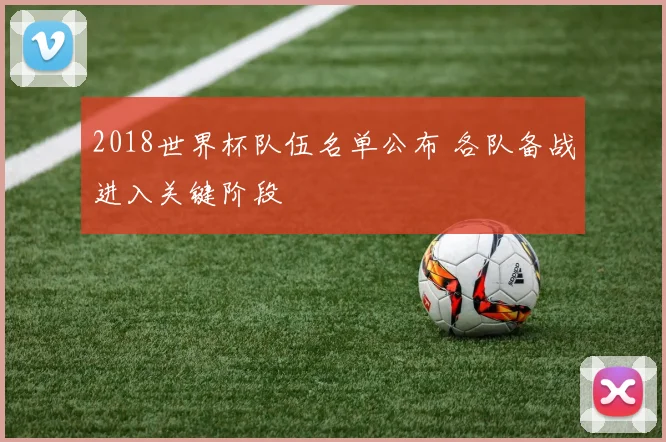 2018世界杯队伍名单公布 各队备战进入关键阶段